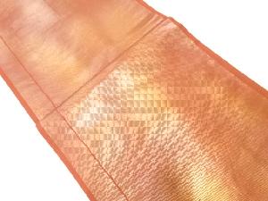 アンティーク　縞模様織出し暈し袋帯（材料）